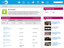 Tablet Screenshot of environment.tiged.org