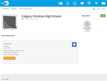 Tablet Screenshot of calgarychr.tiged.org