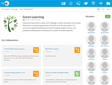 Tablet Screenshot of greenlearning.tiged.org