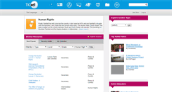 Desktop Screenshot of humanrights.tiged.org