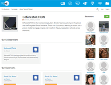 Tablet Screenshot of deforestaction.tiged.org