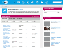 Tablet Screenshot of physical-education.tiged.org